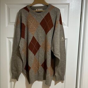 VINTAGE Pringle Men's Argyle Sweater